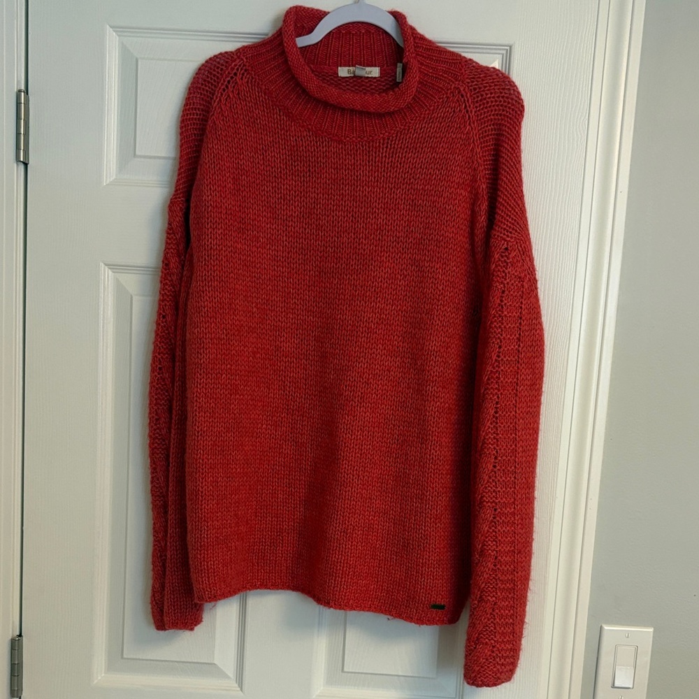 Barbour Redish pink mockneck Sweater